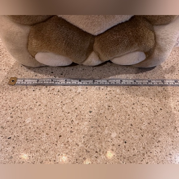 Vintage Stuffed Animal LION Plush 12" Pillow~1998 TWIE Angel Toys With Whiskers - Picture 10 of 16